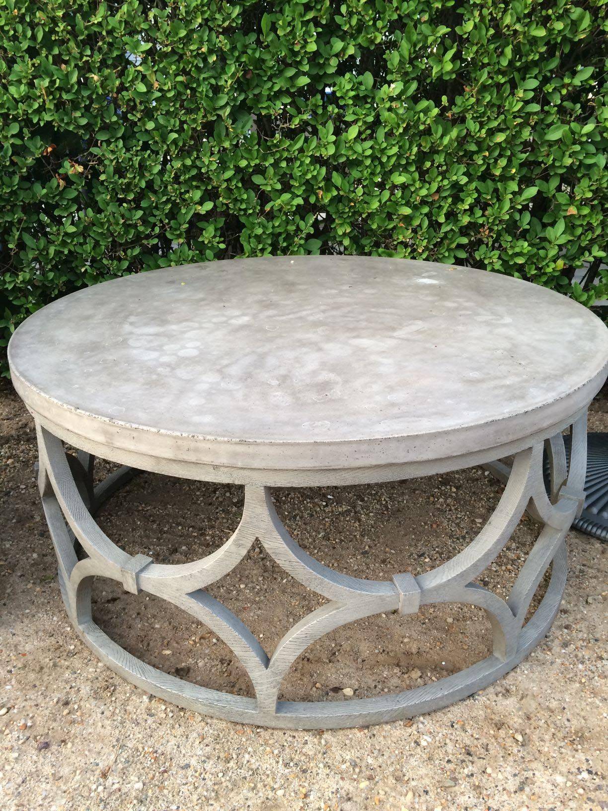 Your Own Round Outdoor Dining Table