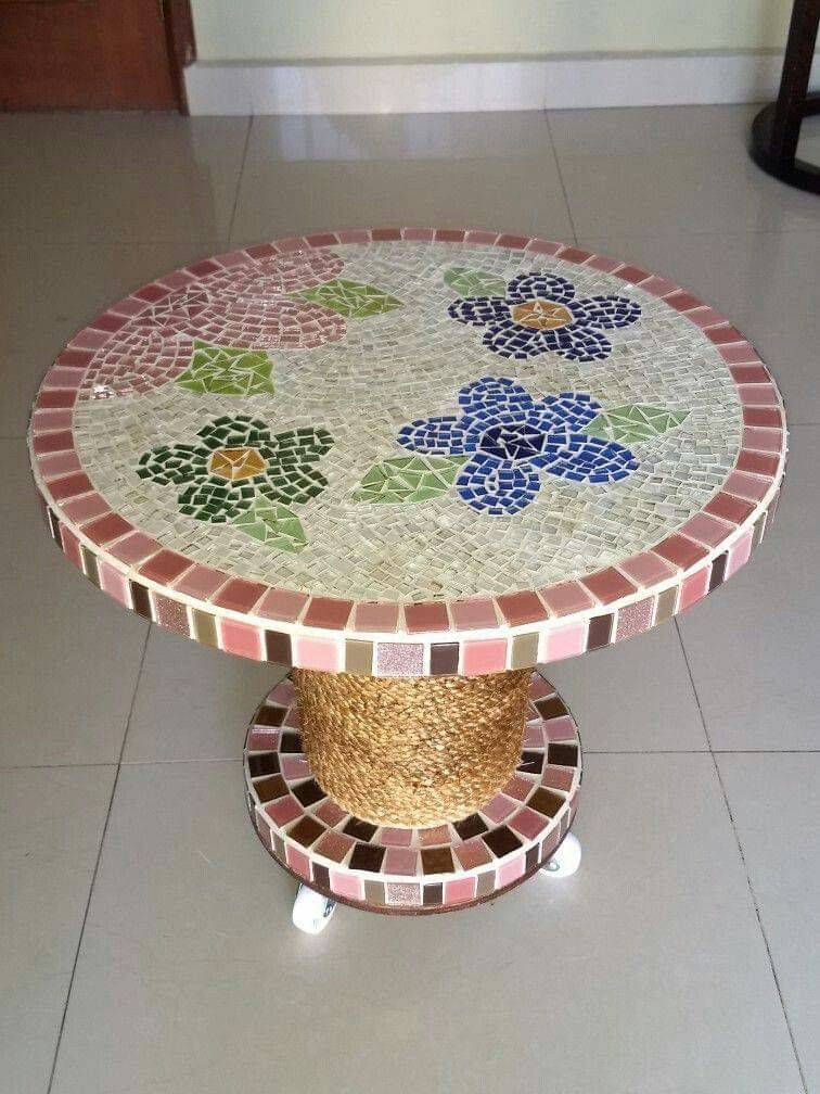 Best Ideas Diy Table Top Mosaic Projects Mosaic Table