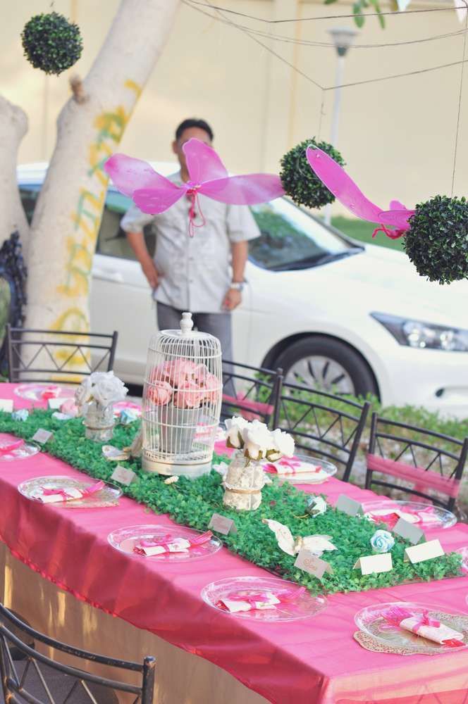 Shabby Chic Burlap Garden Party Baby Shower