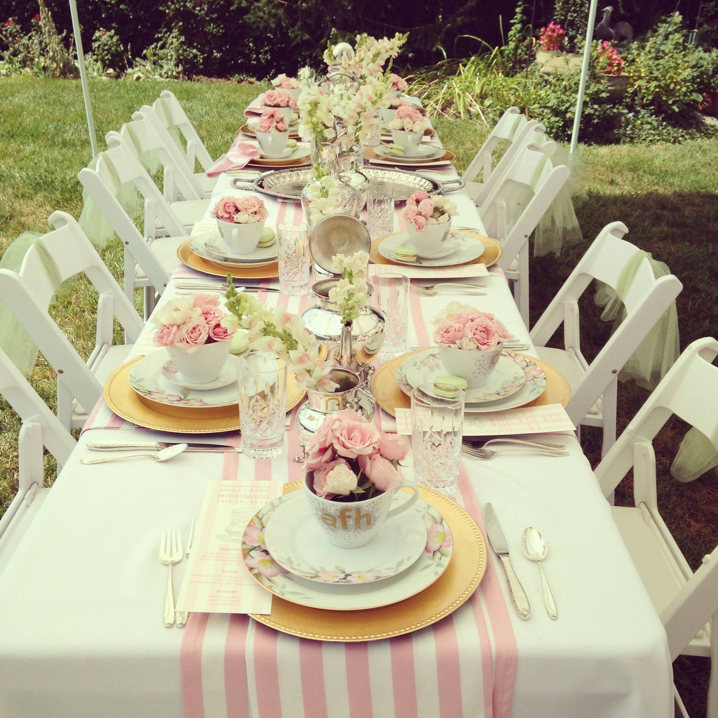 Tea Party Table Decorations