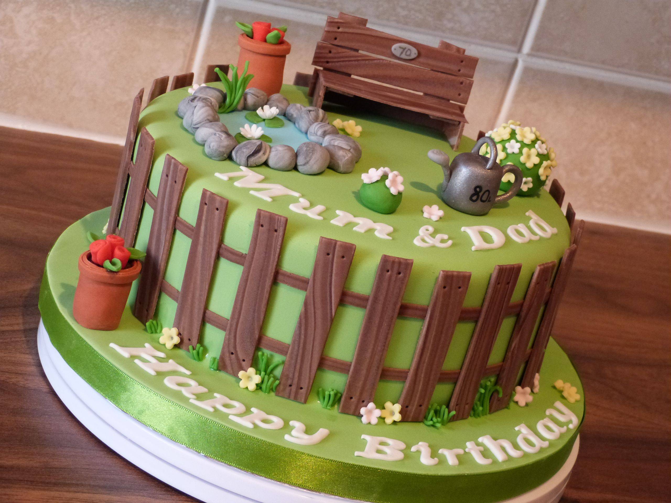 Garden Cakes Garden Birthday Cake