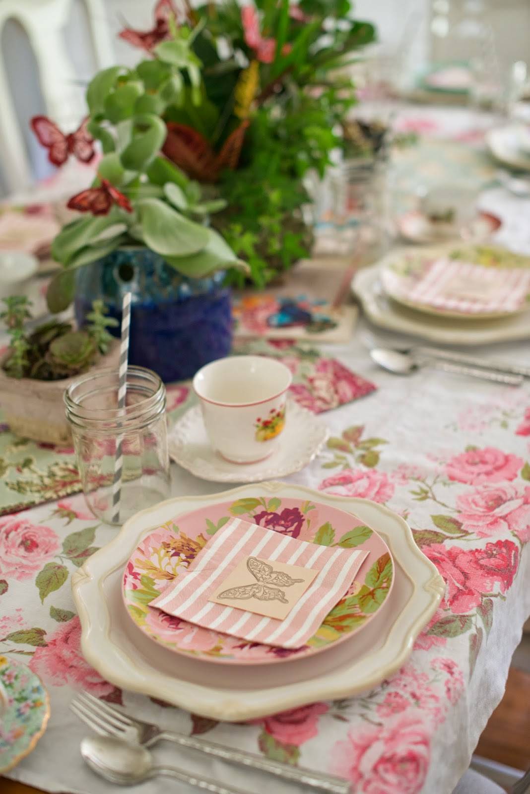 Enchanted Garden Tea Party Birthday Party Decorations