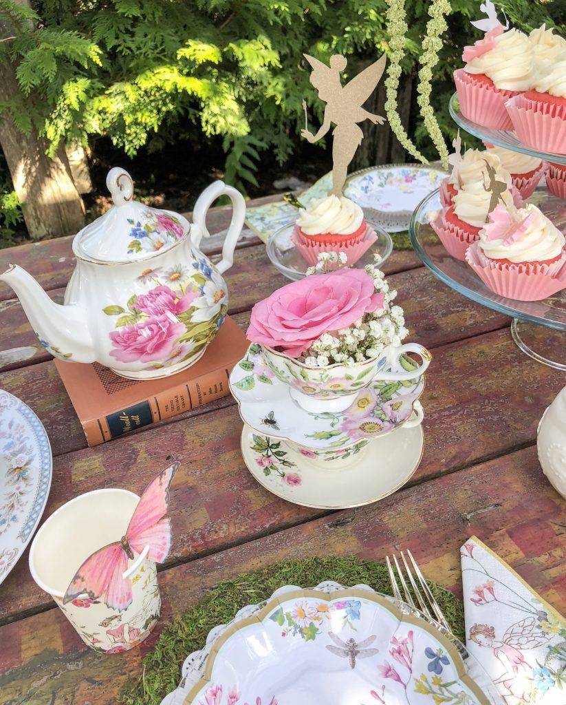 Mothers Day Garden Tea Party Table Decor