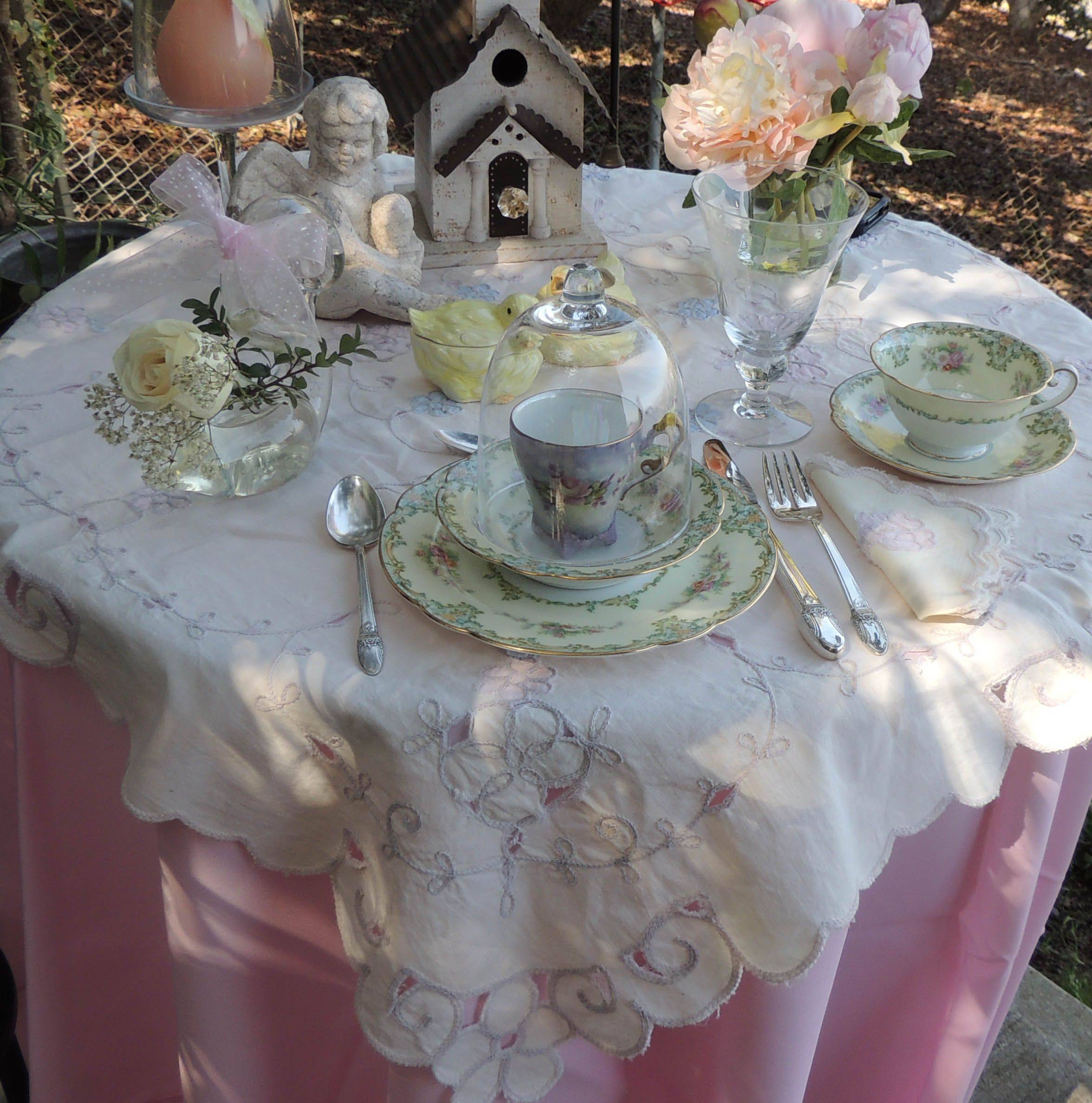 Table Grammas Garden Tea Party Tea Party Garden