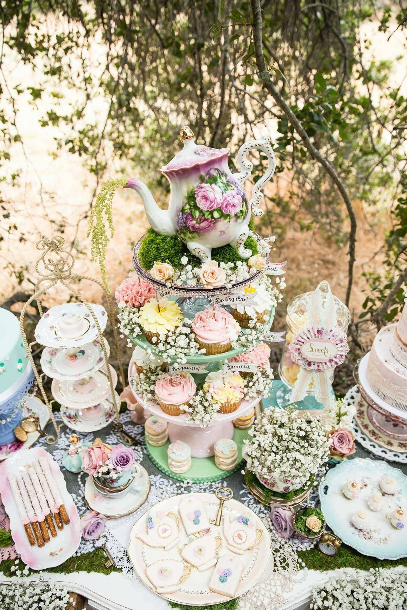High Tea Table Tea Party Table