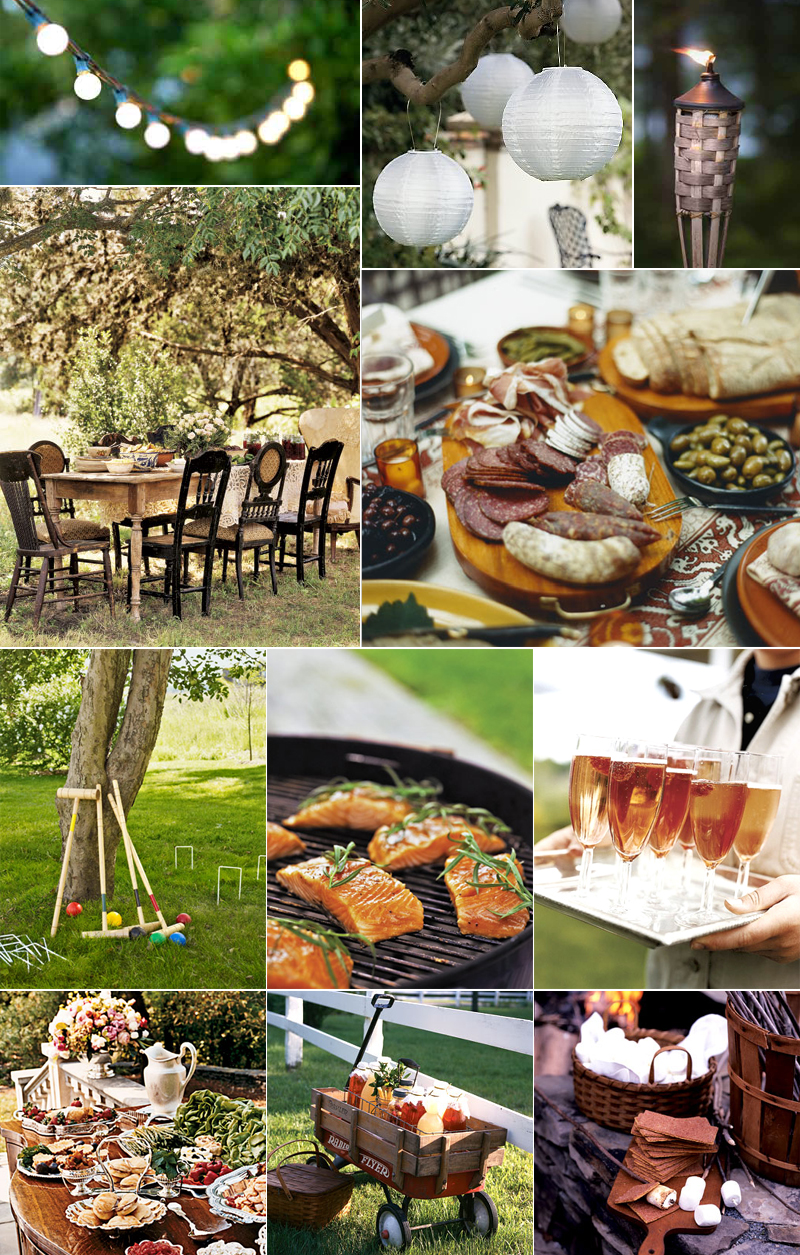 Karas Party Ideas Boho Rustic Chic Engagement Party