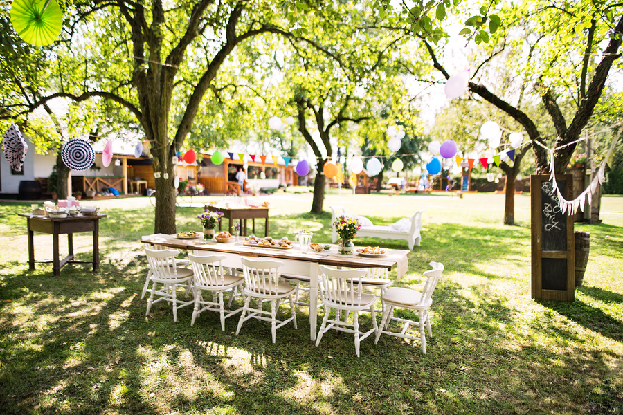 Cottage Garden Theme Engagement Party