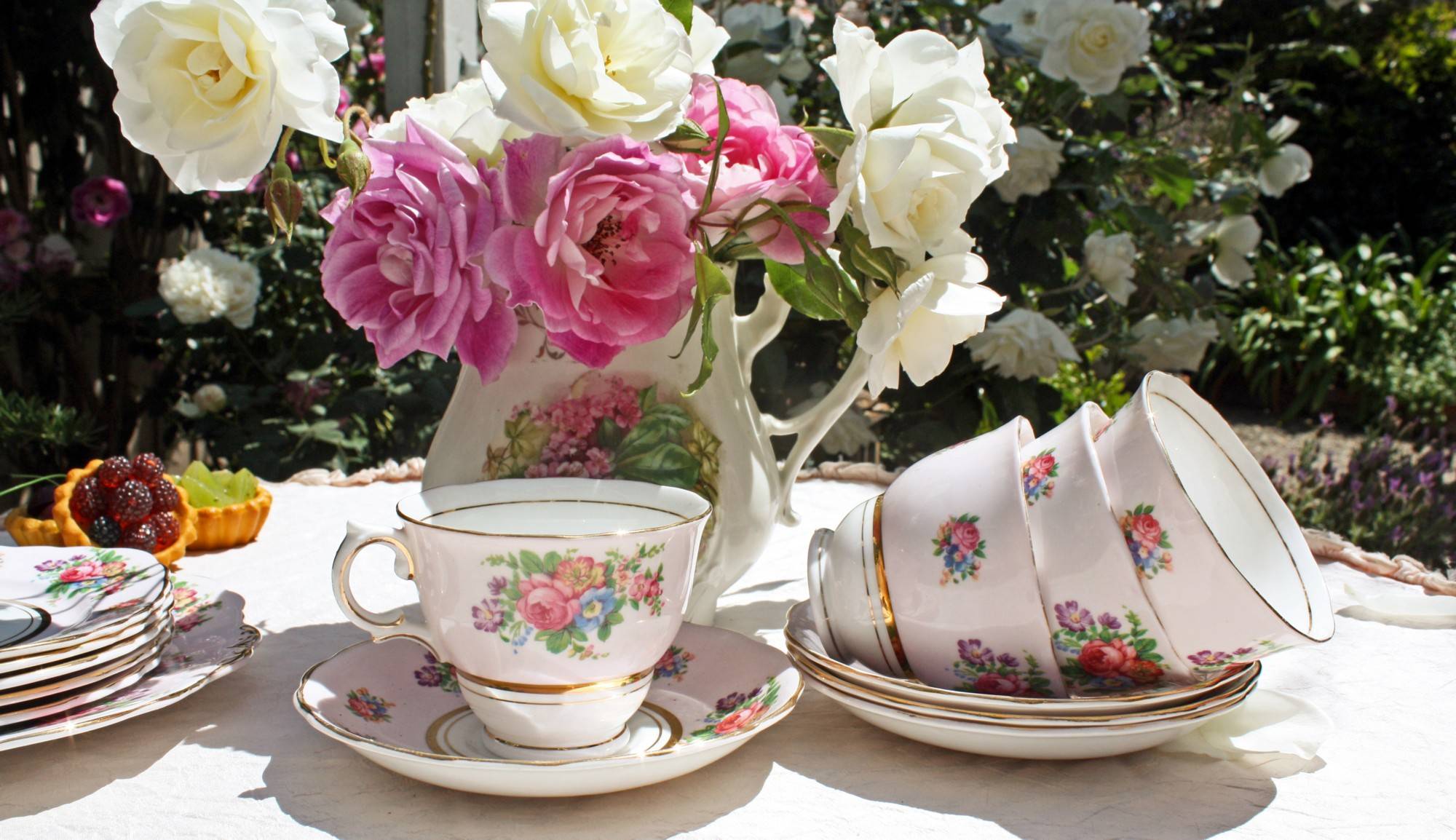 Fairy Garden Tea Party Tablescape