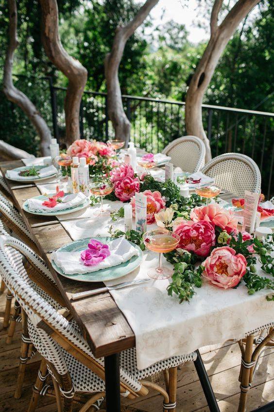 Flowerfilled Garden Party Bridal Shower Garden Party Bridal Shower