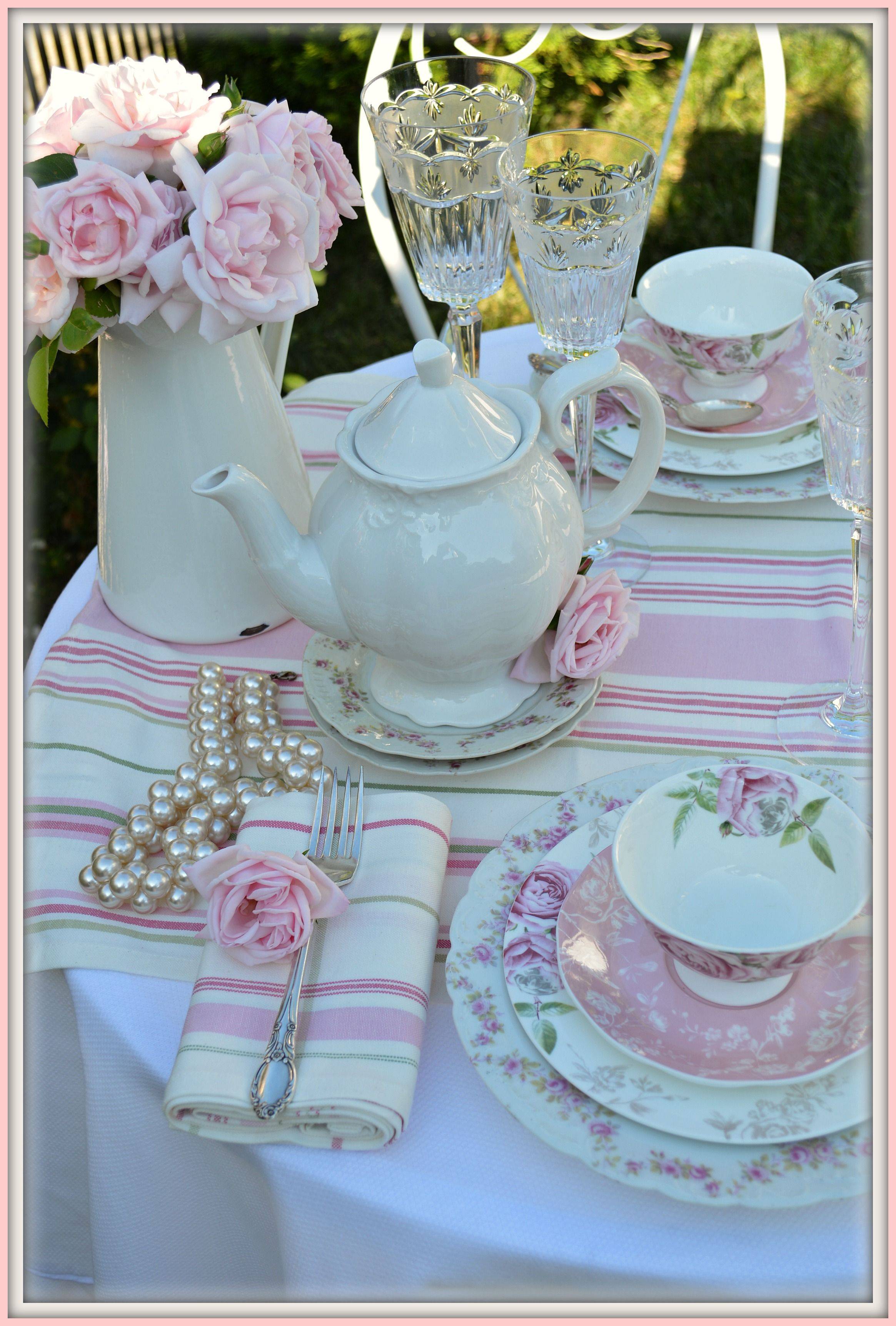 Childrens Garden Tea Tea Party Table Settings