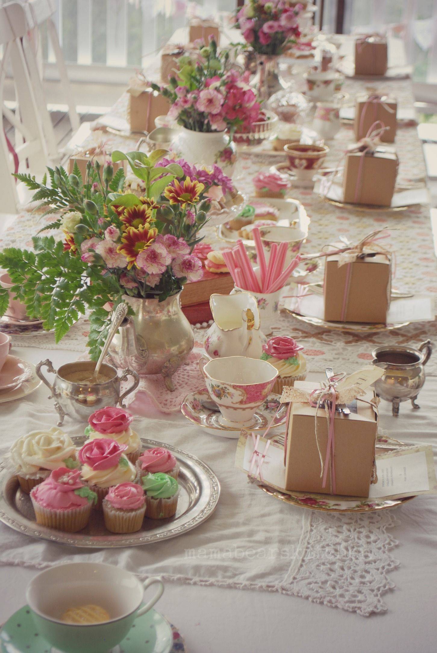 High Tea Table Tea Party Table