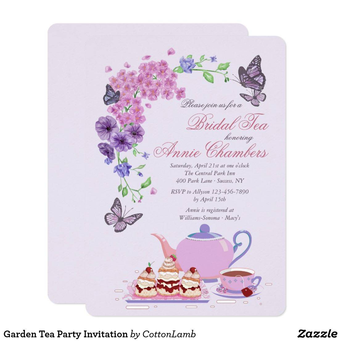 Tea Party Flyer Template