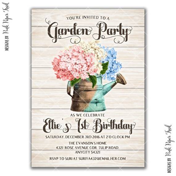 Baby Shower Tea Party Invitation A Baby