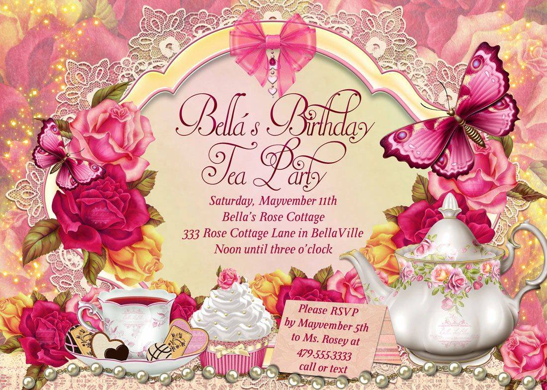 Fairy Tea Party Invitation