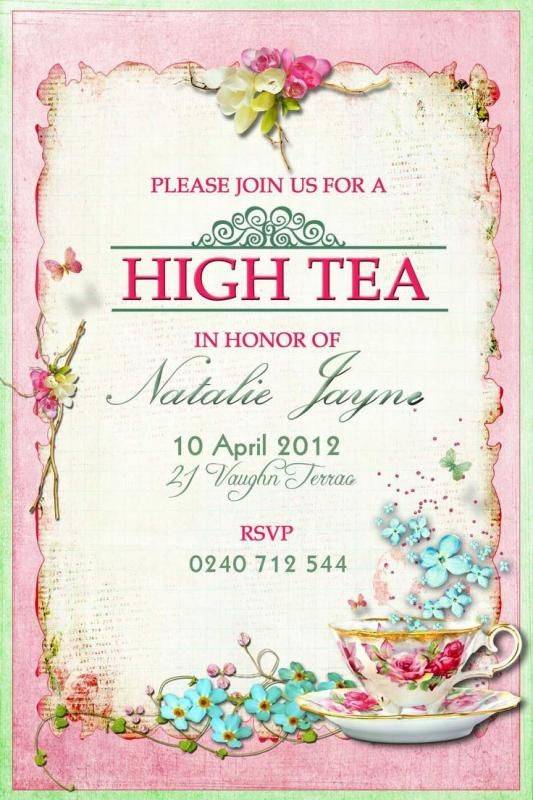 Tea Invitations