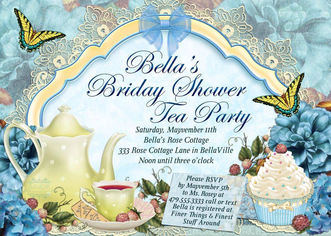 Tea Party Invitation Birthday Tea Party Tea Party Garden