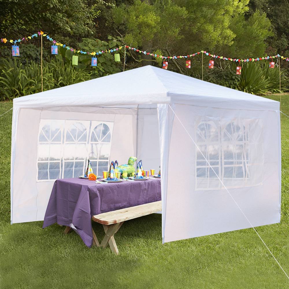 Metal Gazebo Sun Canopy Shelter Garden Outdoor Party