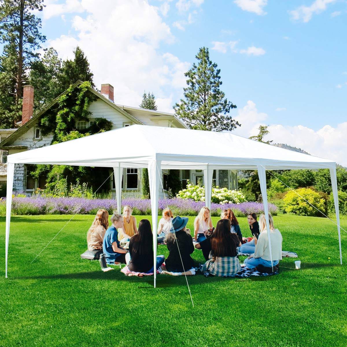 Town Backyard Camping Birthday Party