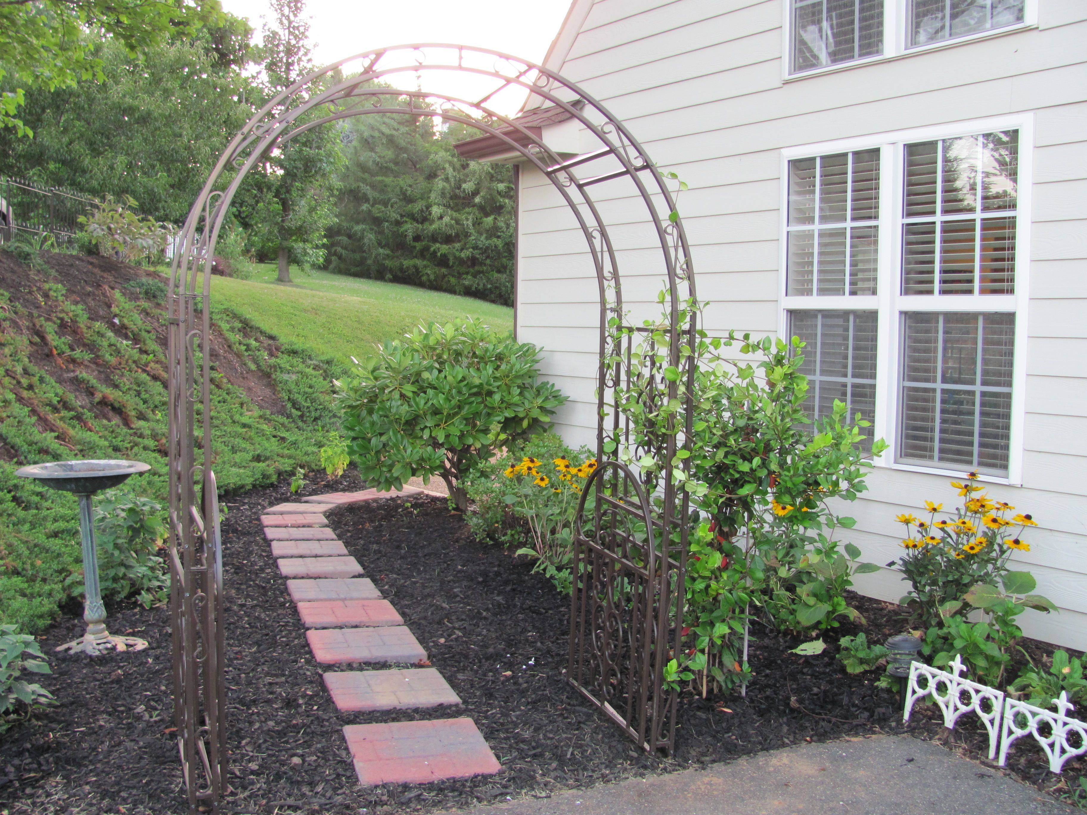 Garden Arch Half Lattice Harrod Horticultural