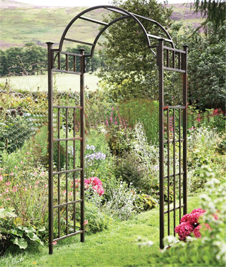 Wrenbury Steel Arbor Arch Trellis