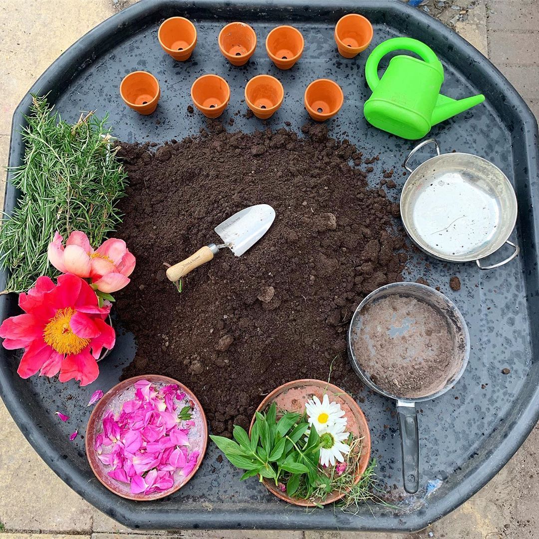 An Outdoor Sensory Play Area