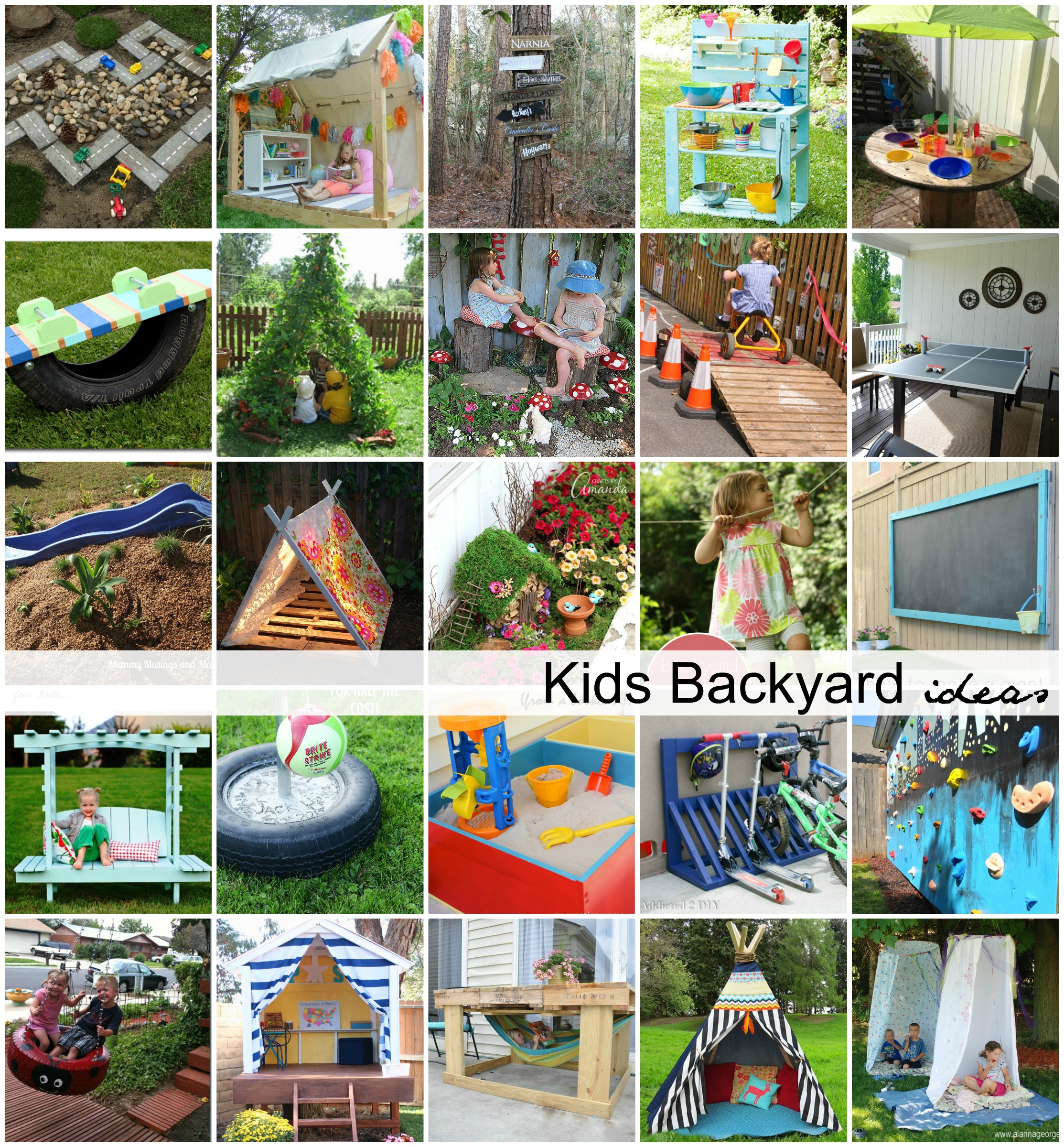 Outside Water Wall Kids Outdoor Play
