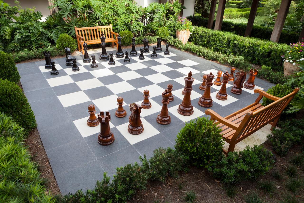 Pieces Large Garden Games