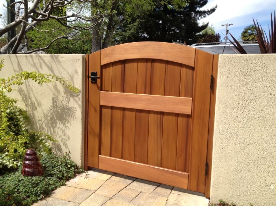 Rustic Wooden Speakeasy Gate