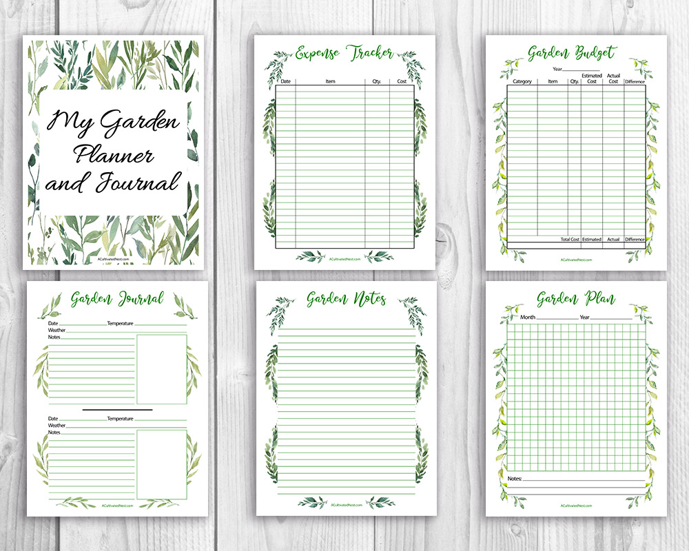Printable Free Vegetable Garden Planner Template