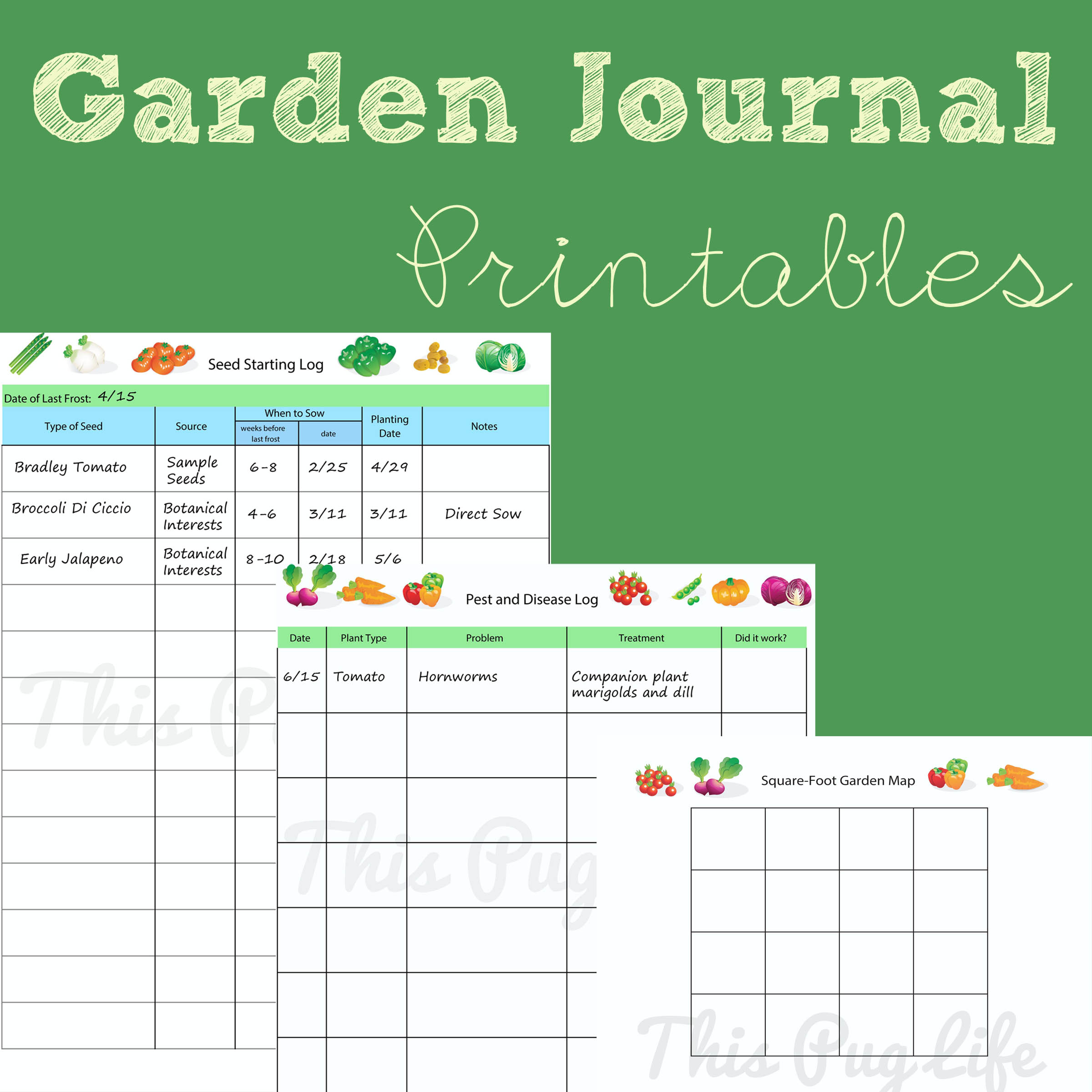 Printable Garden Planner