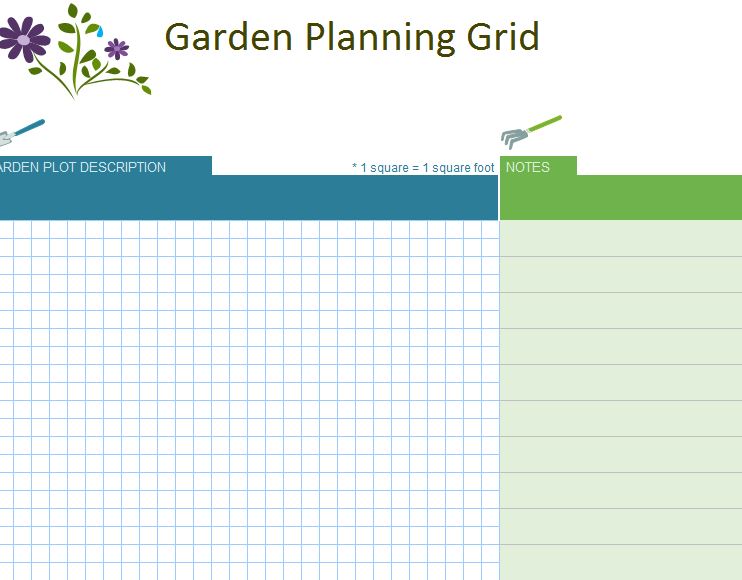 Printable Garden Planner