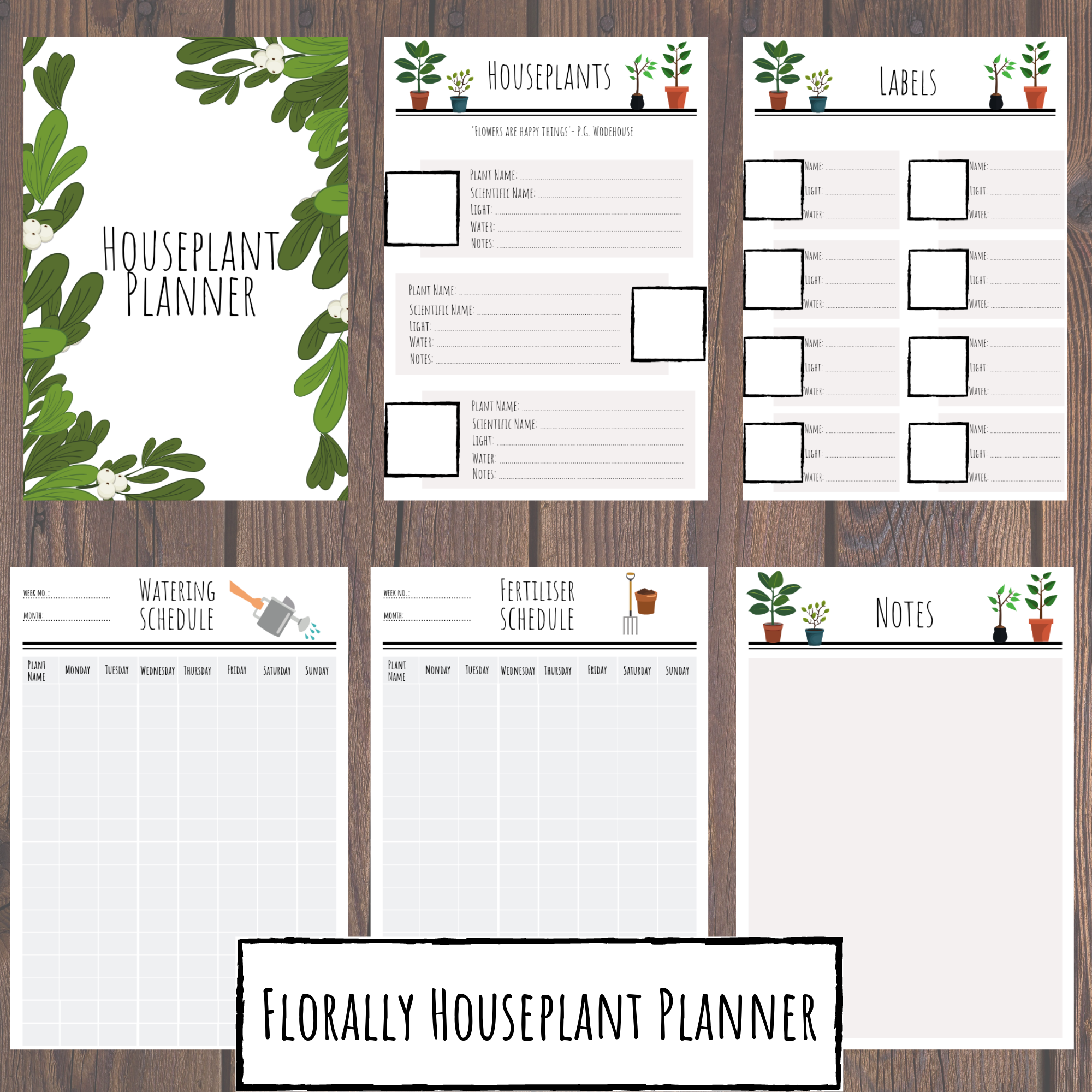 Printable Garden Planner