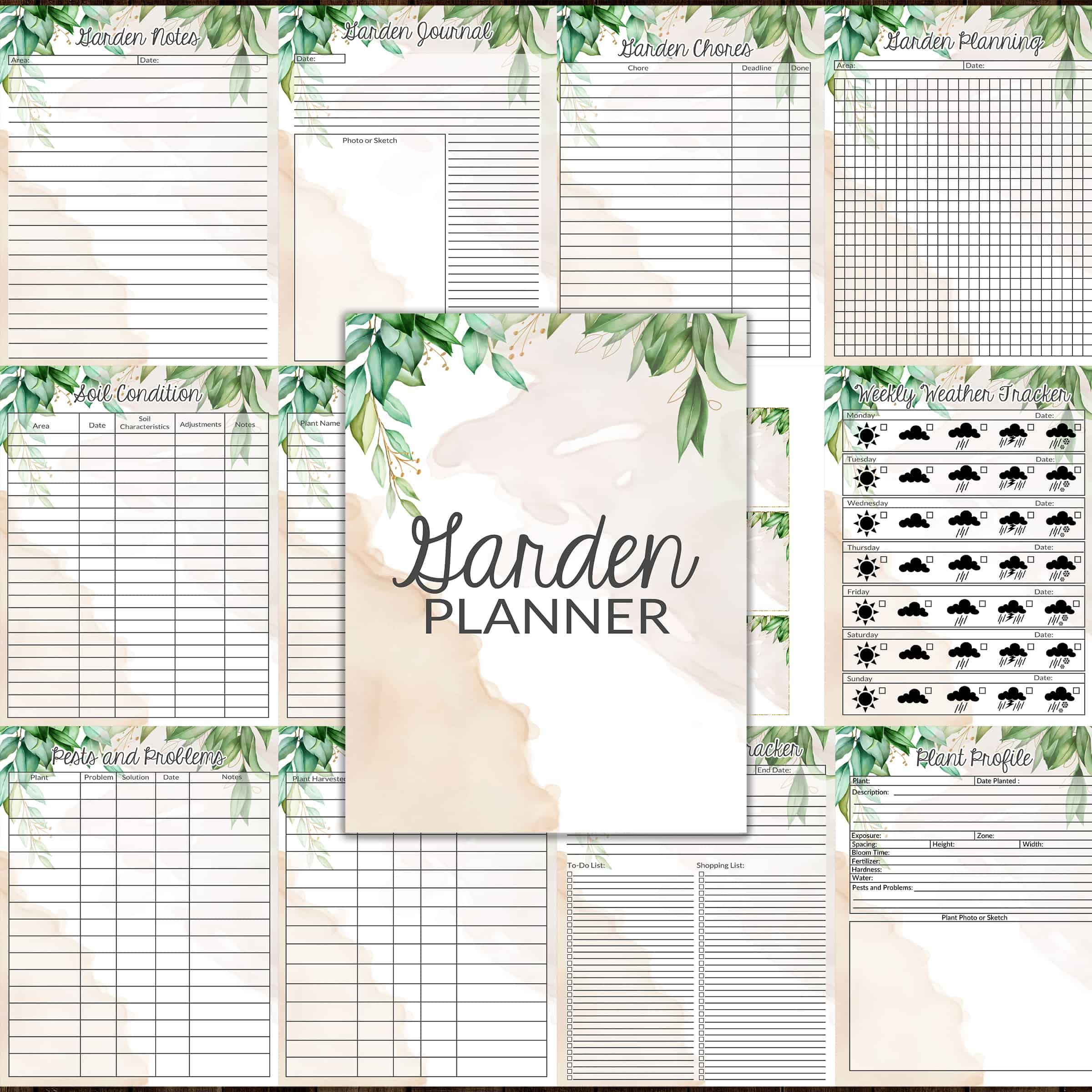 Printable Gardening Binder Free Garden Planner