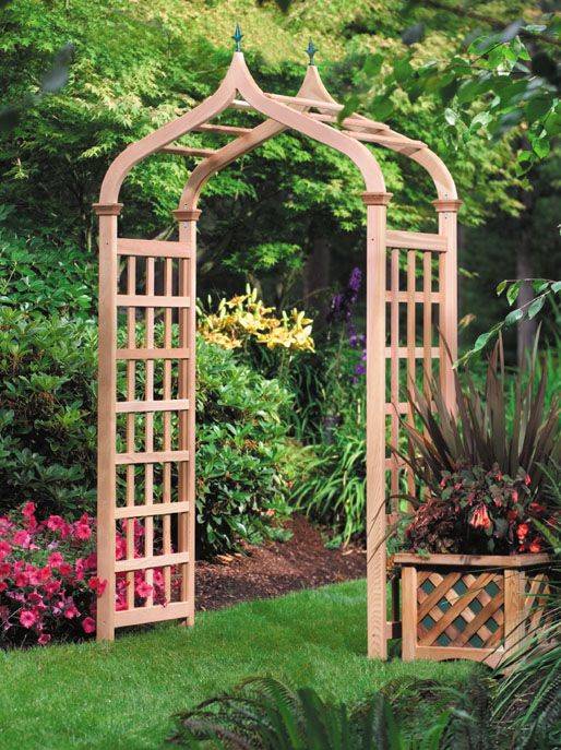 Circular Cedar Pergola