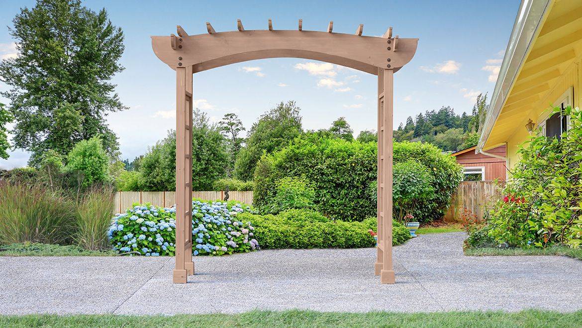 Outdoor Eucalyptus Configurable Privacy Screen Trellises