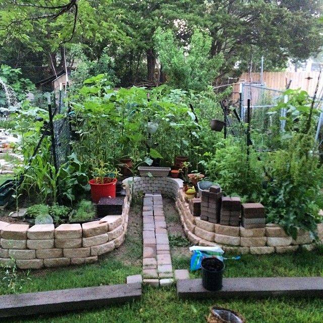 Mini Keyhole Garden