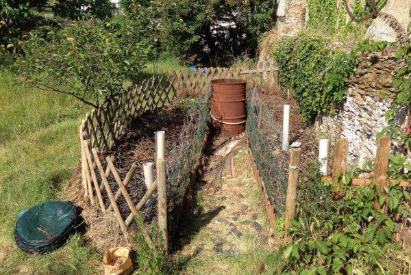 Private Site Keyhole Garden
