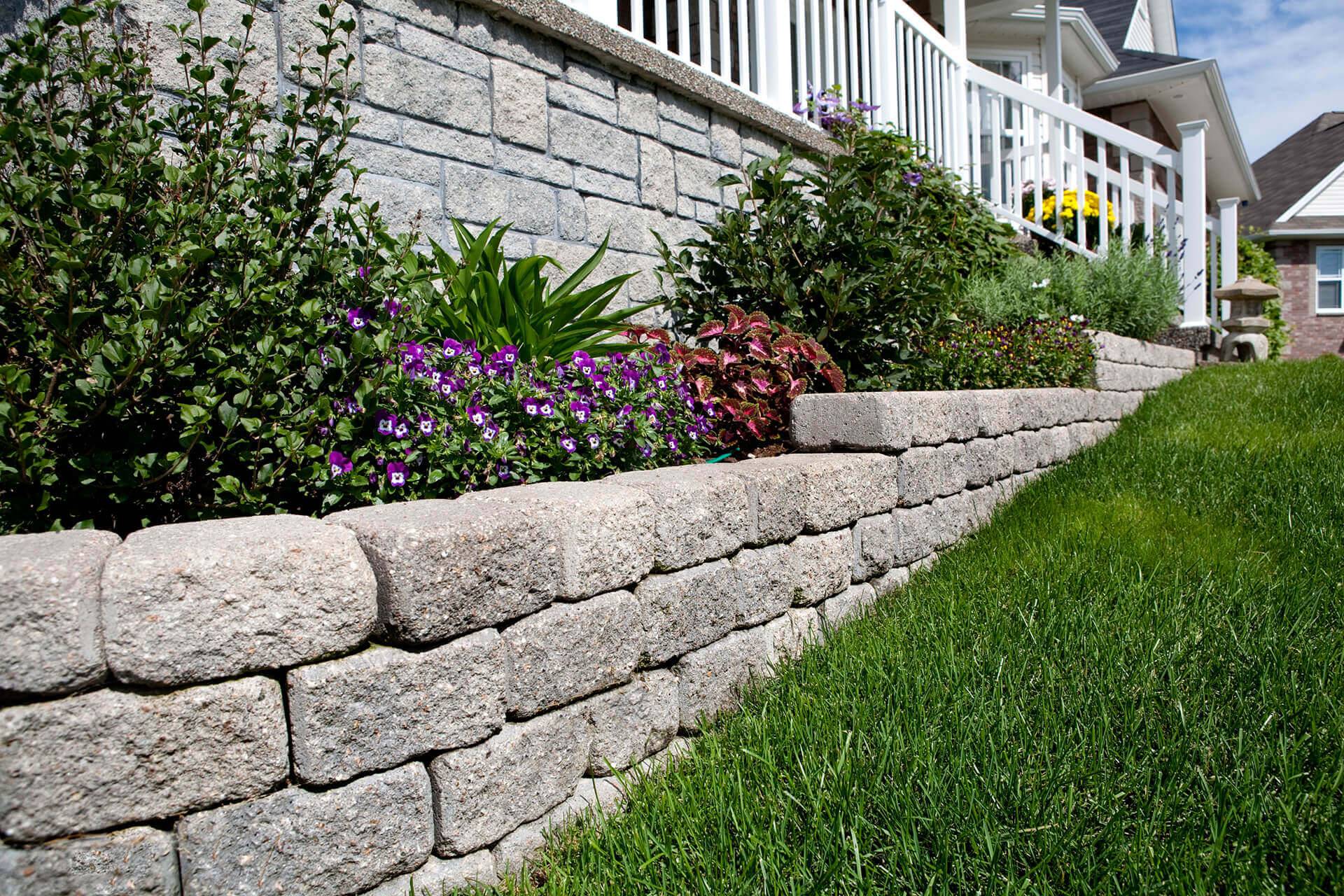 Brick Wall Garden Designs