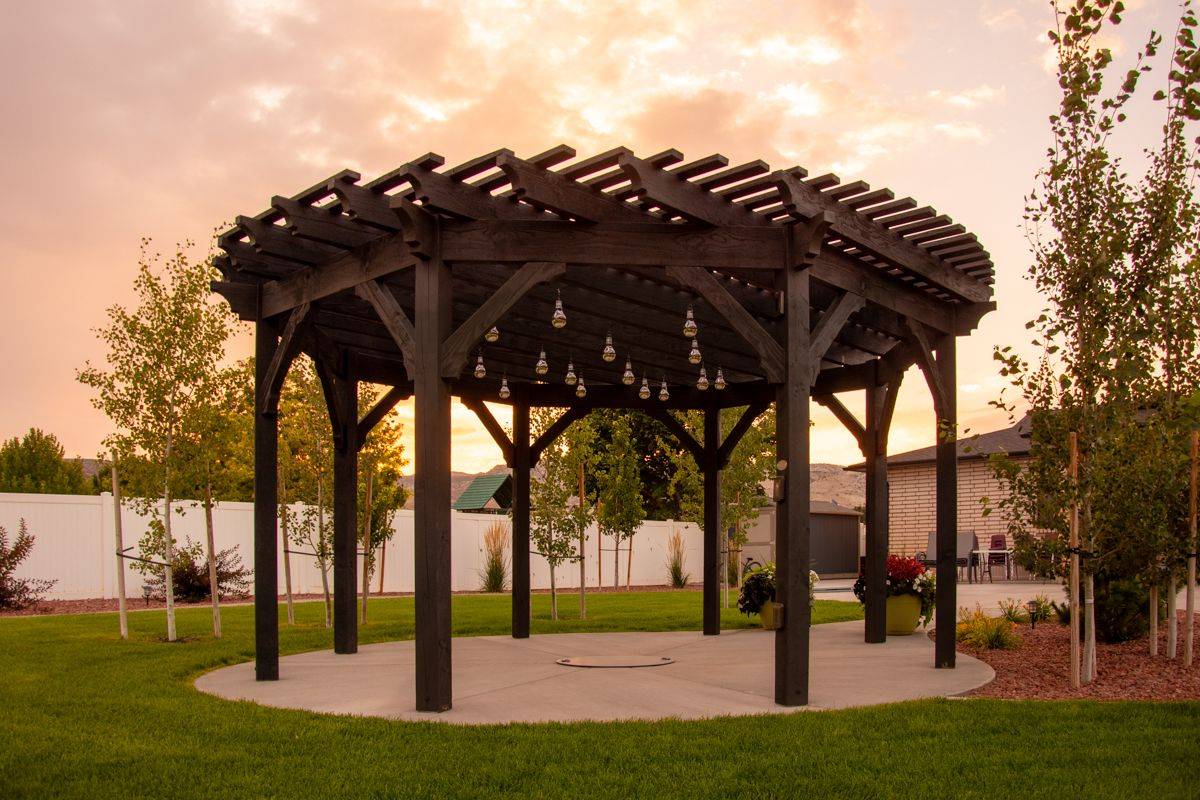 Forever Redwood Pergola