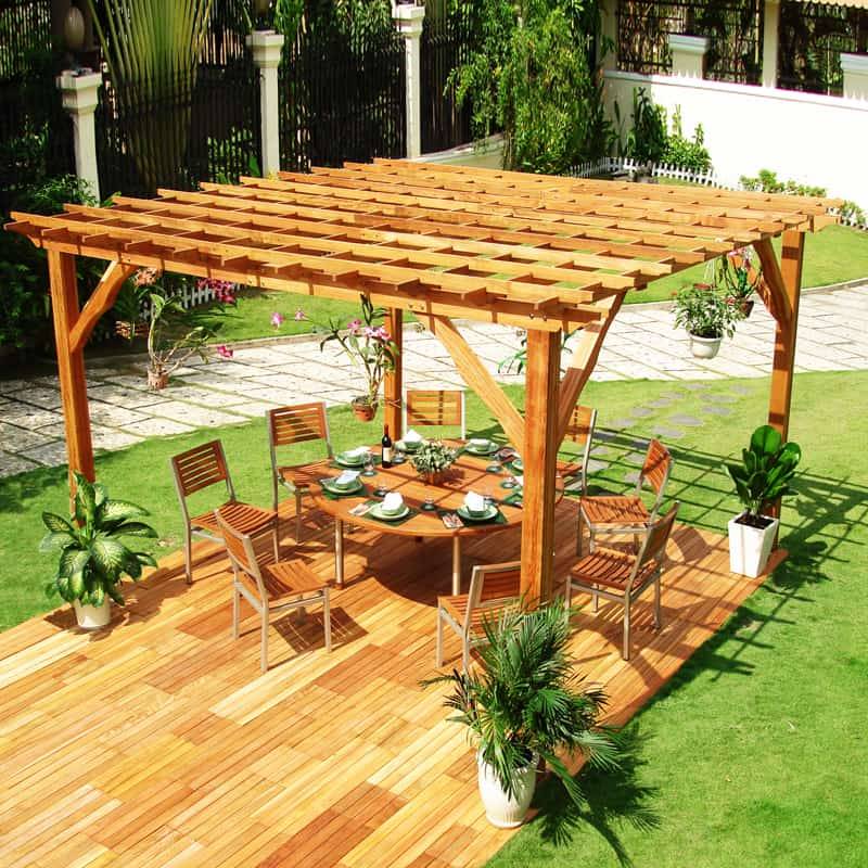 A Backyard Pergola Bob Vila