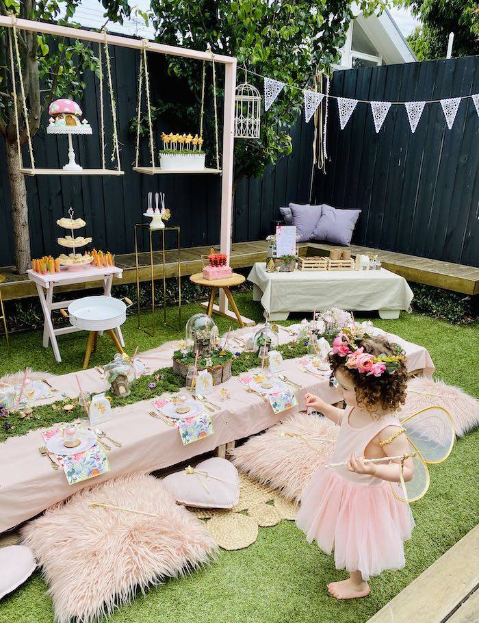 Karas Party Ideas Enchanted Fairy Garden Birthday Party