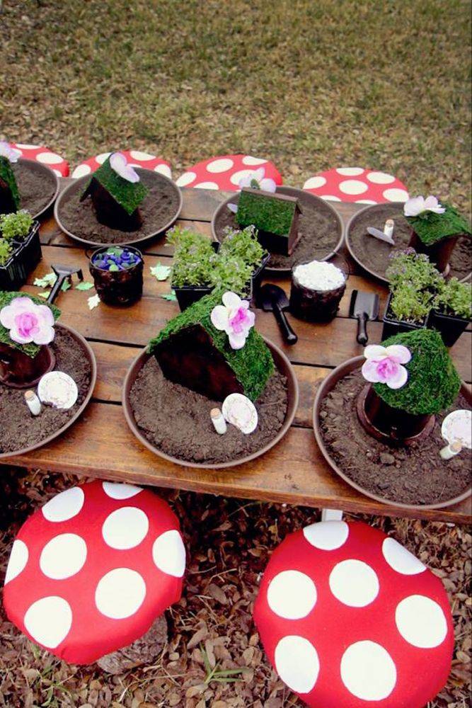 Karas Party Ideas Fairy Garden Birthday Party