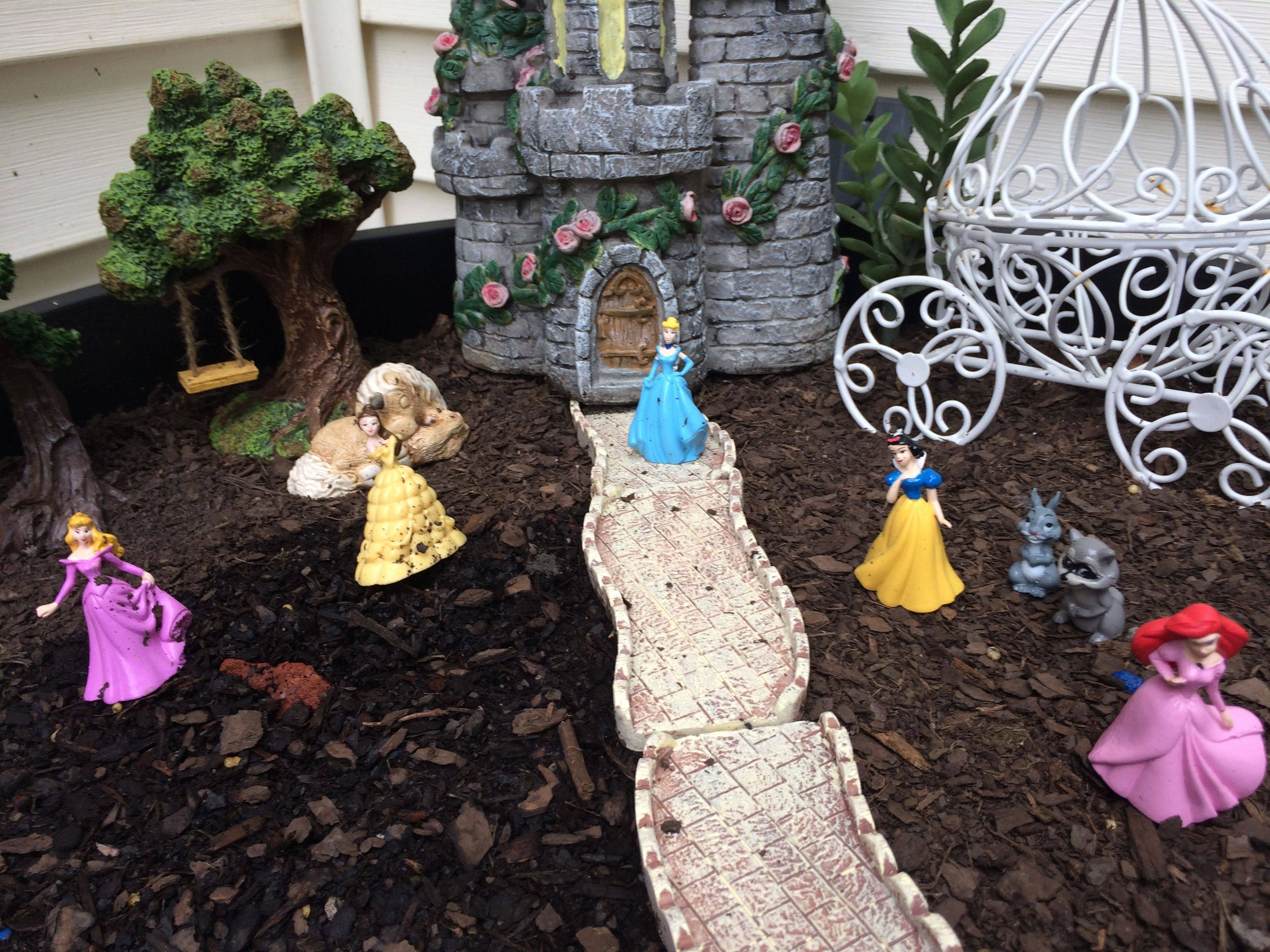 My Disney Princess Themed Fairy Garden Christmas Fairy Garden