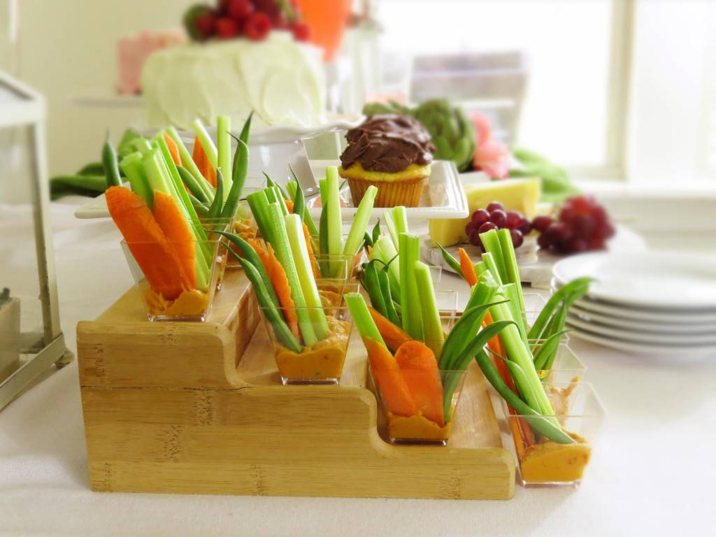 Aha Garden Party Food Table