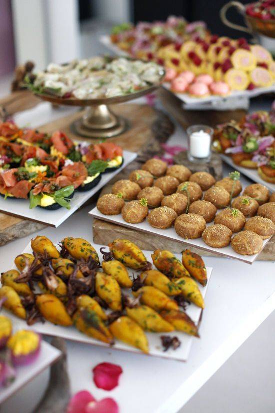 Aha Garden Party Food Table