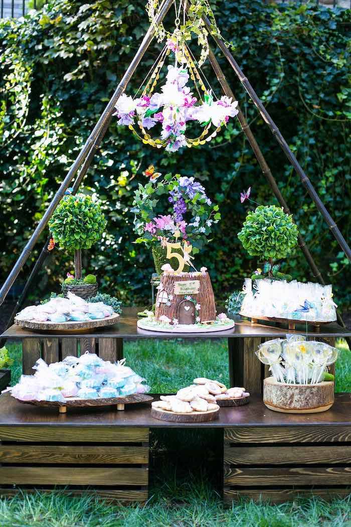 Karas Party Ideas Enchanted Fairy Garden Birthday Party
