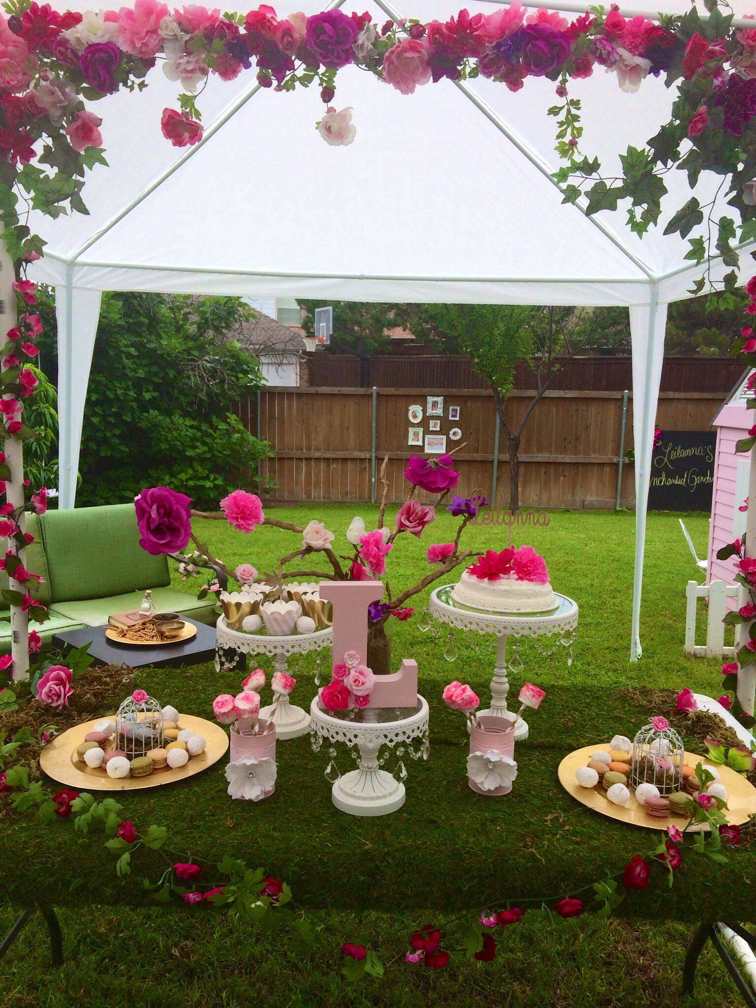 Karas Party Ideas Enchanted Fairy Garden Birthday Party