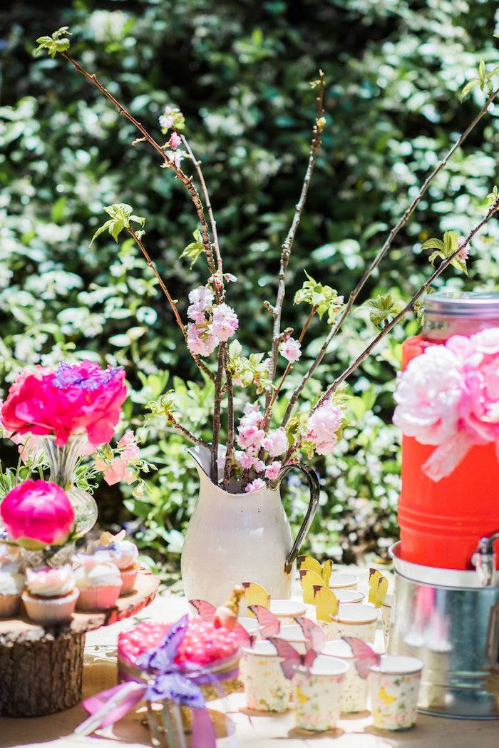 Karas Party Ideas Enchanted Fairy Garden Birthday Party