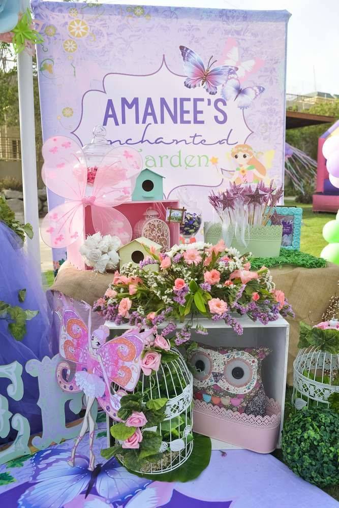 Karas Party Ideas Enchanted Garden Princess Birthday Party