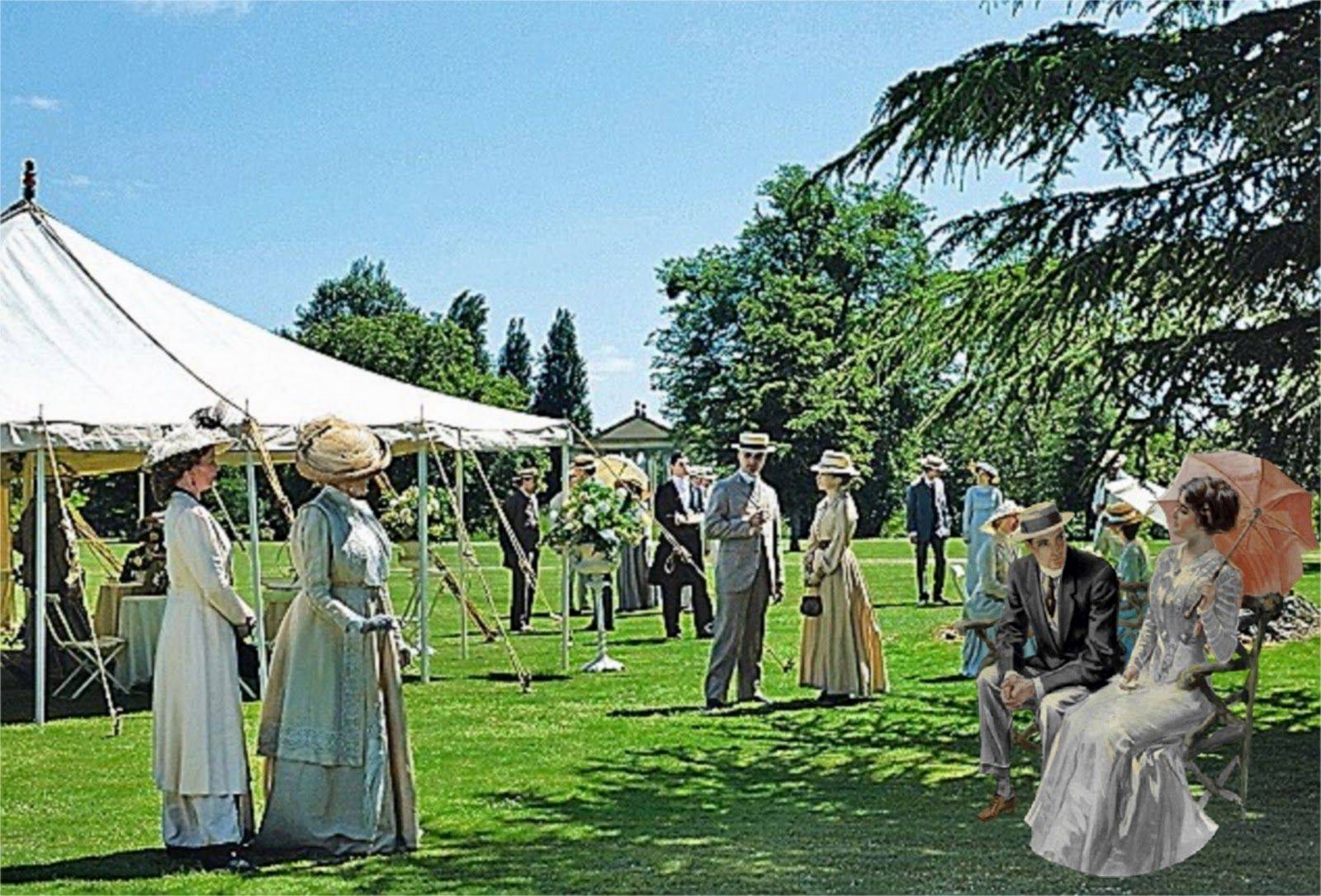 Downton Abbey Garden Tea Tea Party Garden